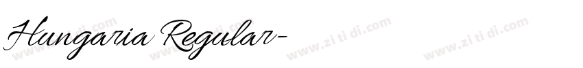 Hungaria Regular字体转换